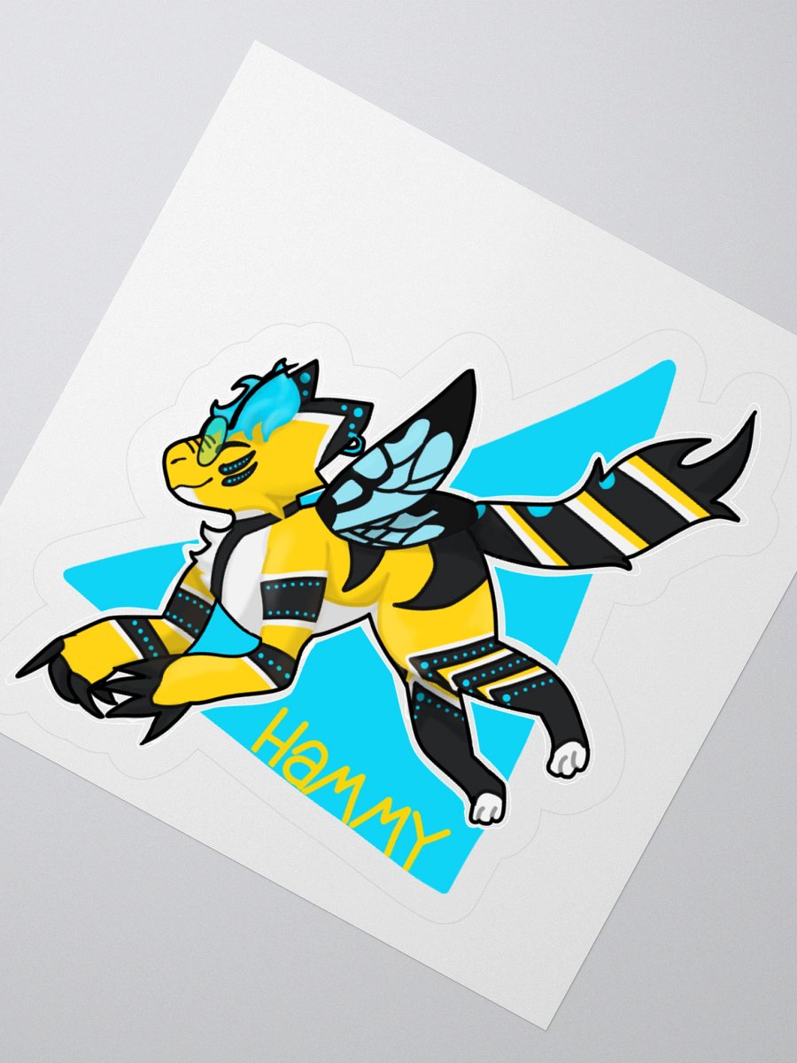 Buzzing bee Hammy Sticker product image (5)