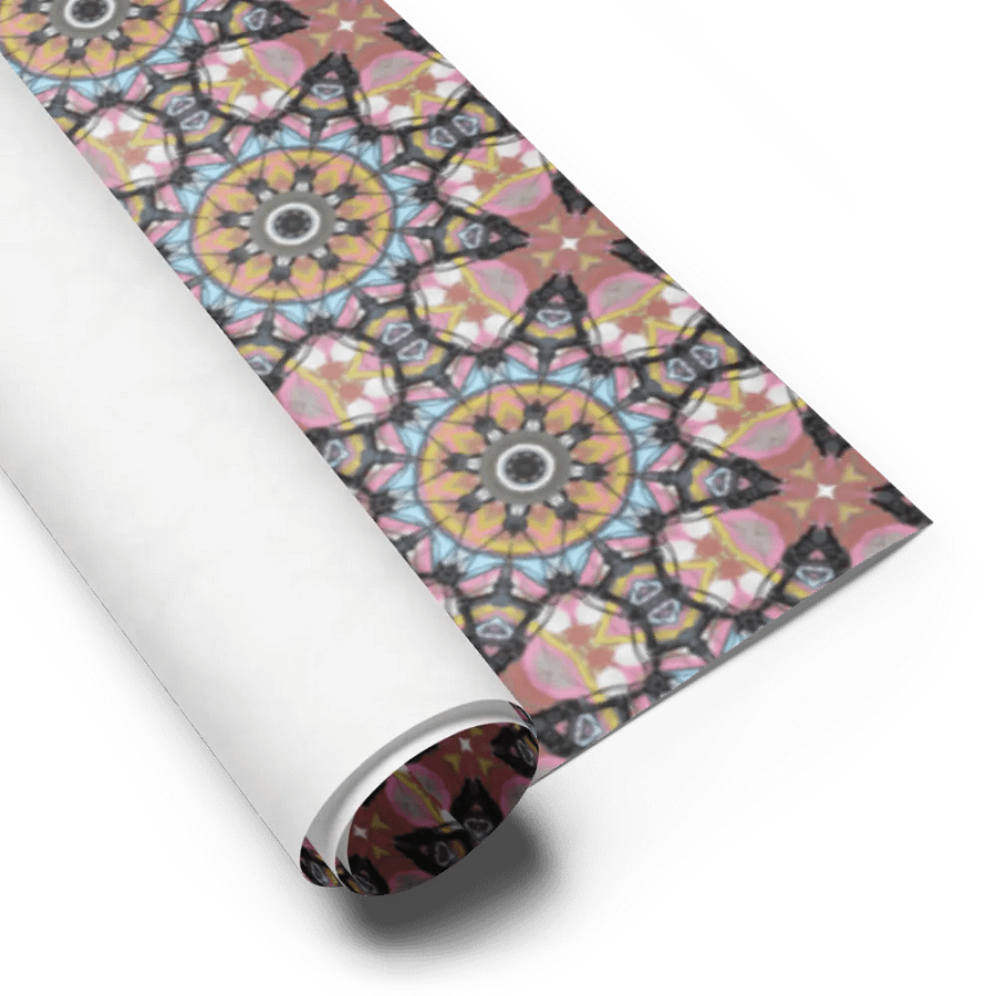 Bike Kaleidoscope Pattern WRAPPING PAPER product image (6)
