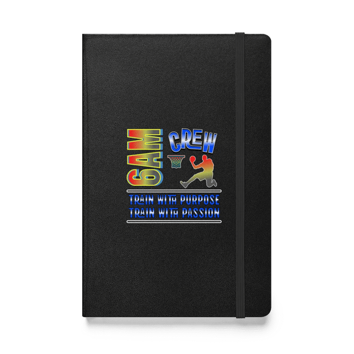 6AM Crew Train With Purpose Train With Passion Basketball Hardcover Journal product image (1)