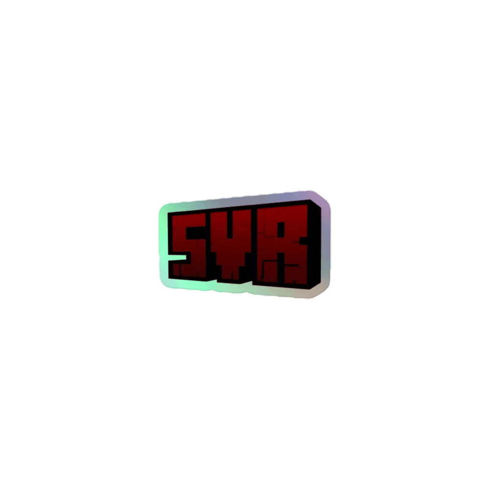 SVR Holo Logo Sticker product image (1)