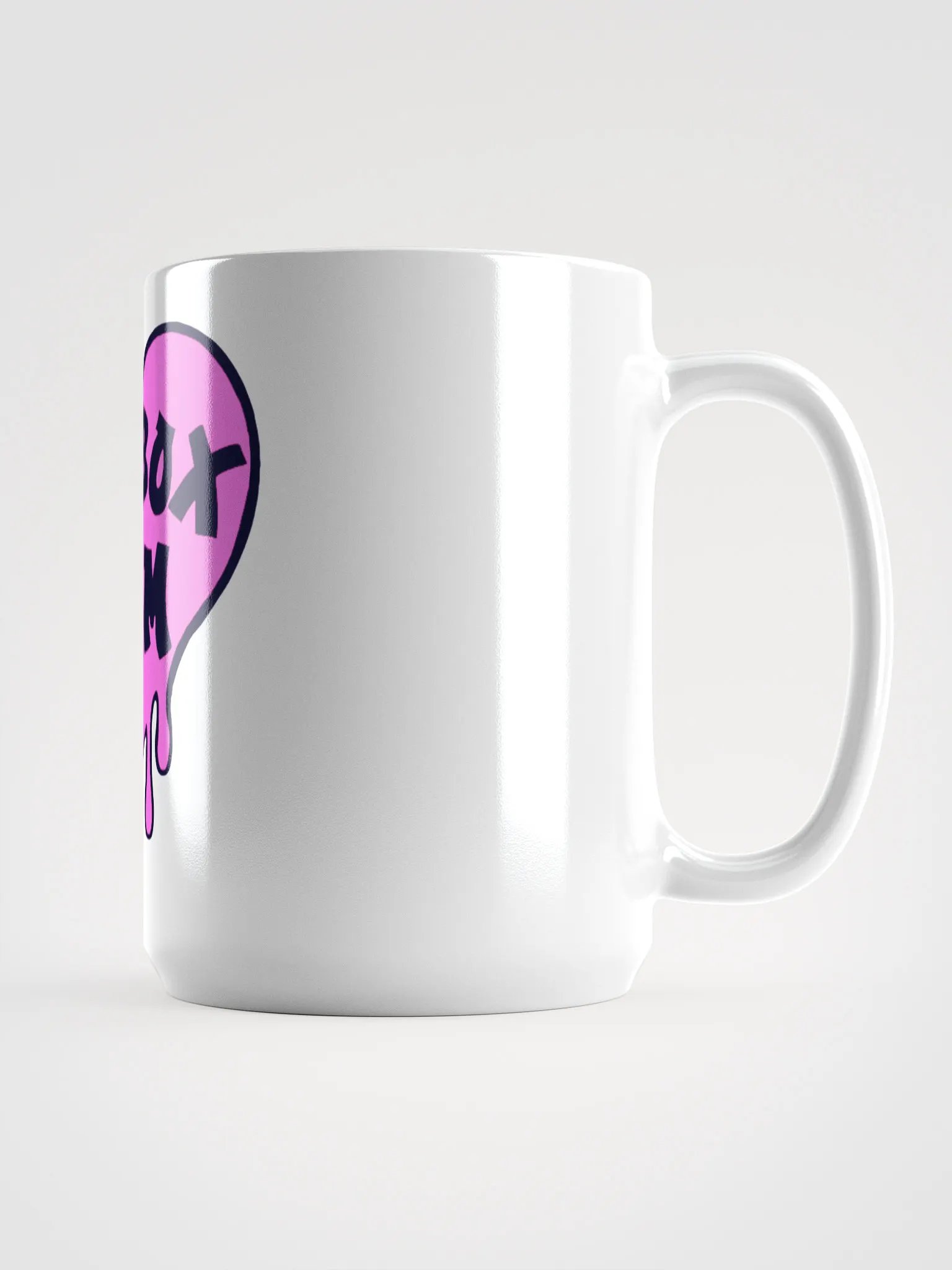 HOT BOX FAM SOLID PINK LOGO COFFEE MUG product image (1)