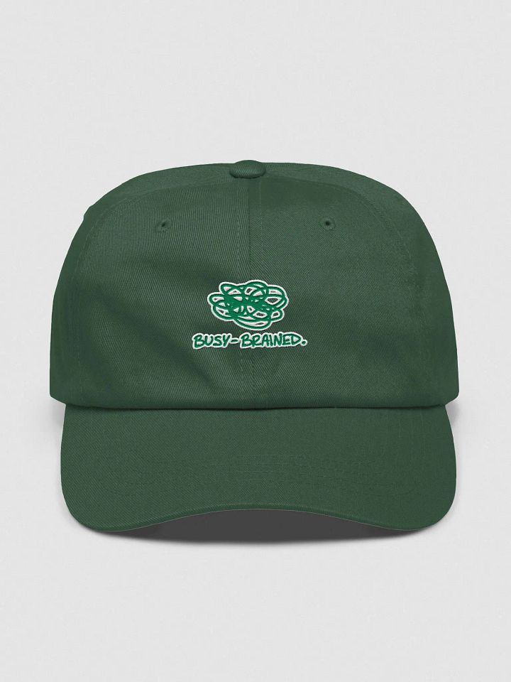 BUSY-BRAINED (forest + white lined design) classic dad hat product image (41)