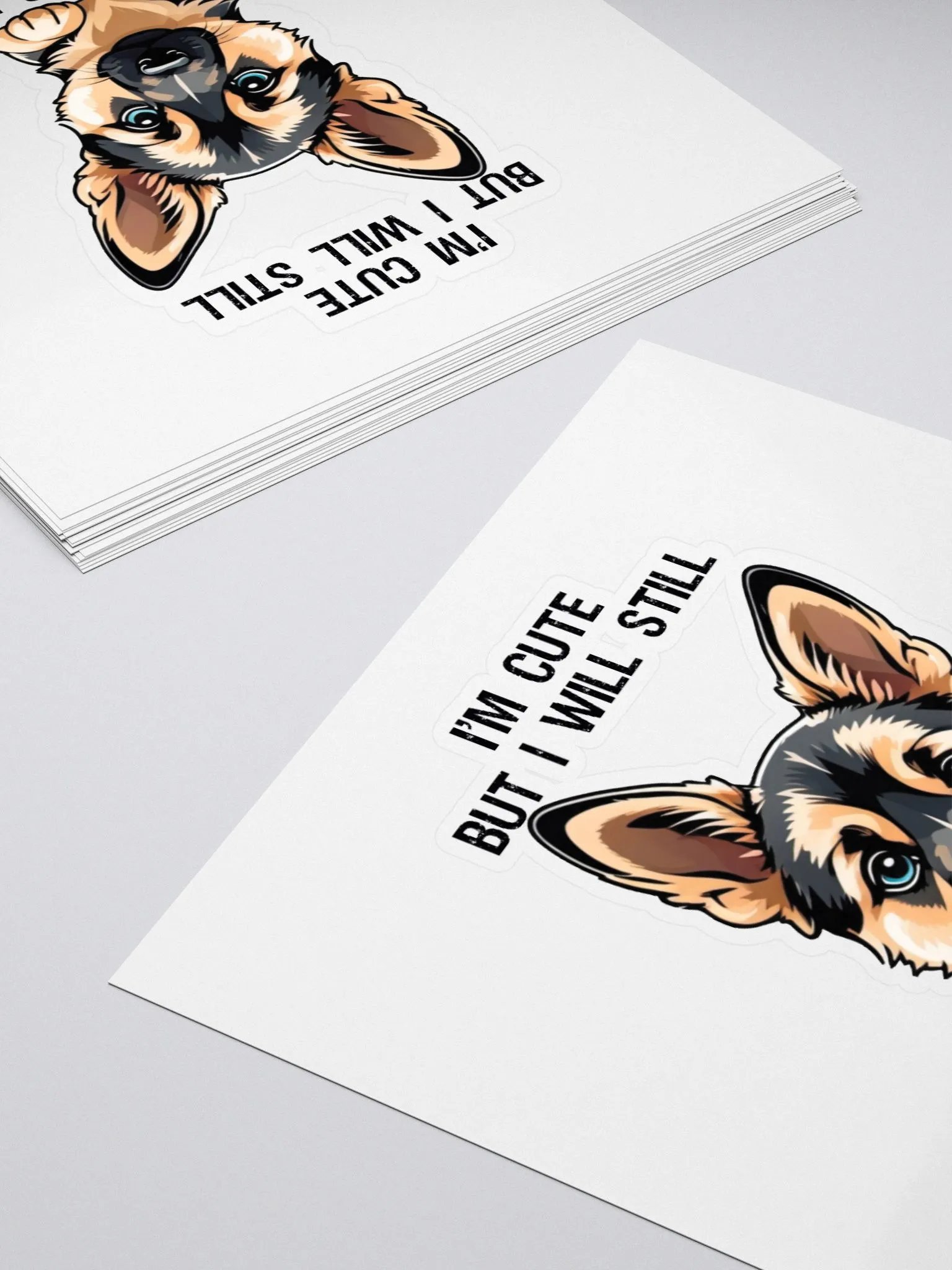Cute but Fierce Kiss Cut Stickers product image (11)