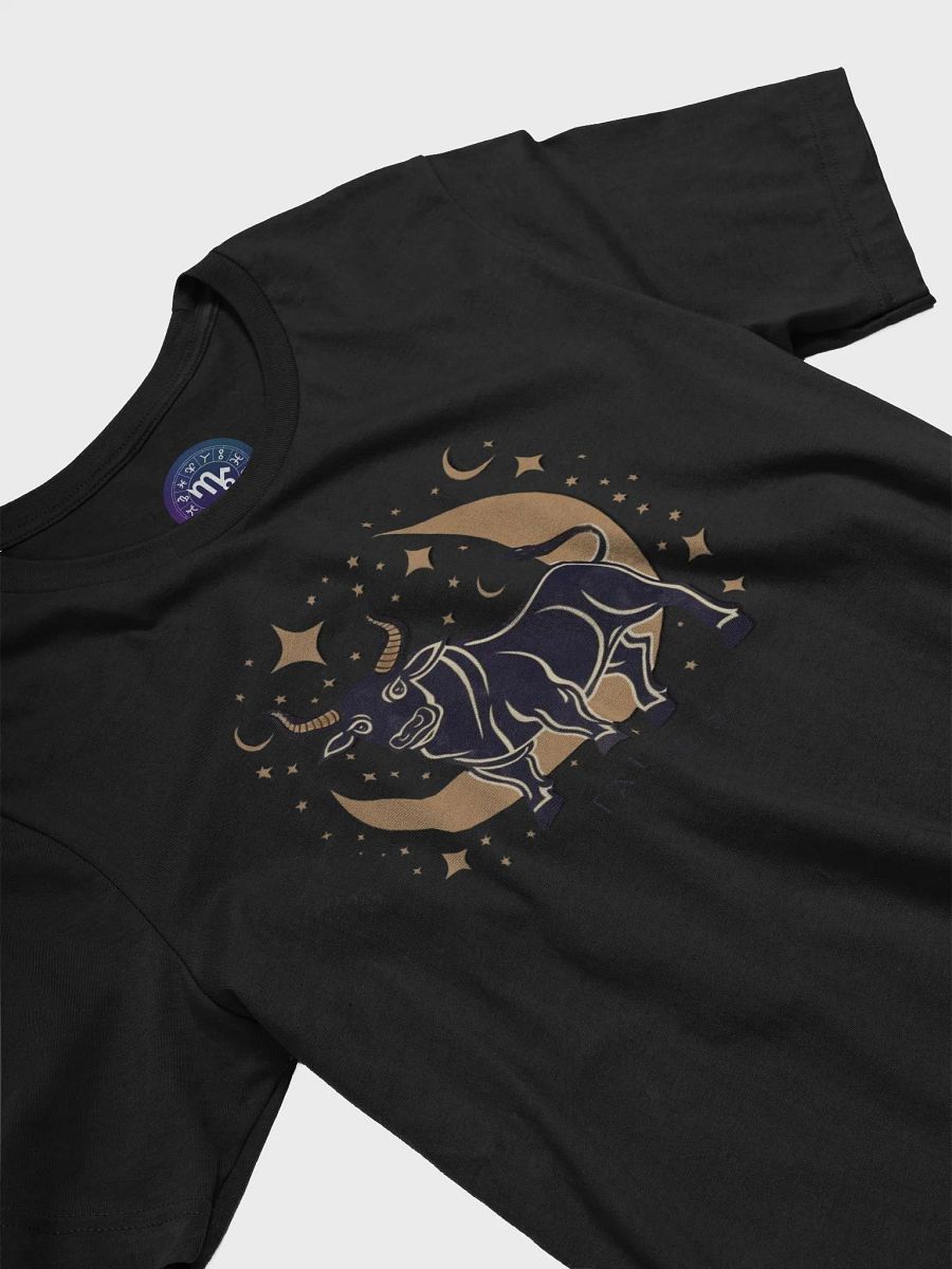 Zodiac Taurus T-Shirt - Unisex, Supersoft Cotton, Celestial Bull Design product image (5)