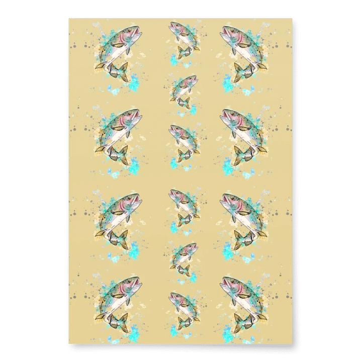 Rainbow Trout Wrapping Paper product image (2)