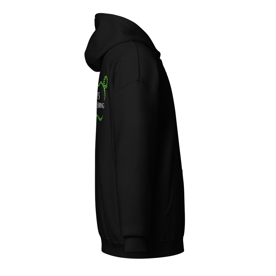 [UM Designs] Eternity's Too Long To Be Boring - Unisex Graphic Zip Hoodie product image (4)
