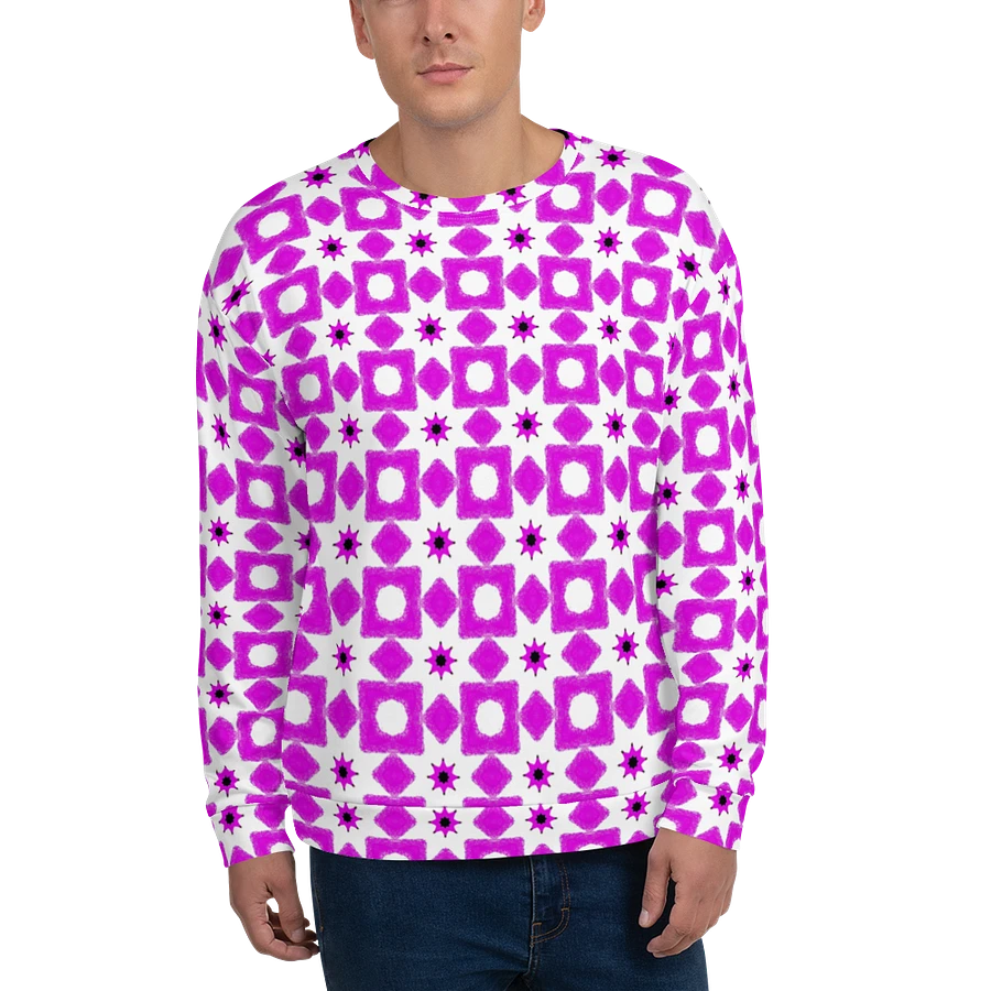 Abstract Fun Pattern Unisex All Over Print Sweatshirt product image (7)