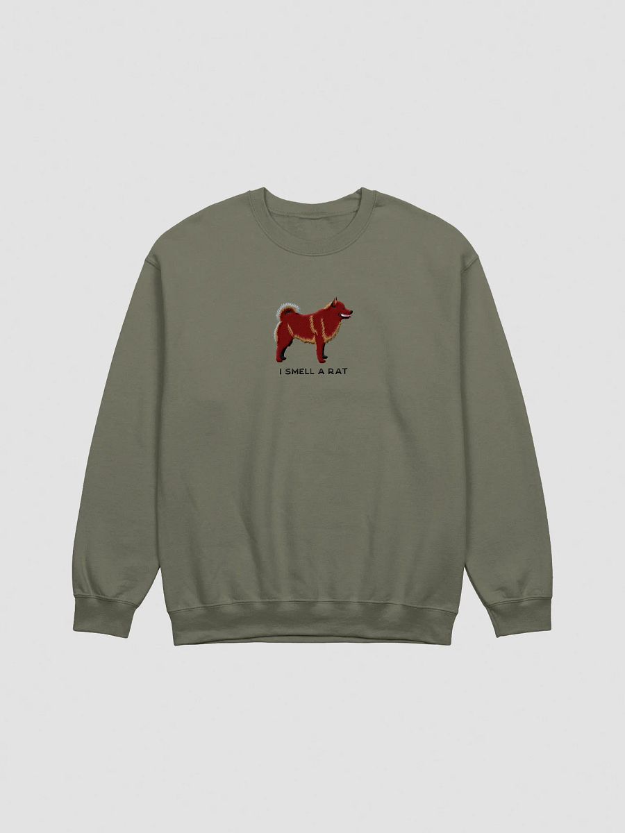 I Smell a Rat Sweatshirt (Embroidered) of a Schipperke(Brown) product image (7)