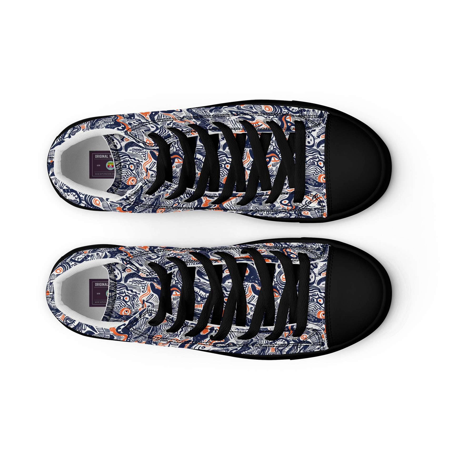 Liquid Energy | Women's High Top Sneaker product image (10)
