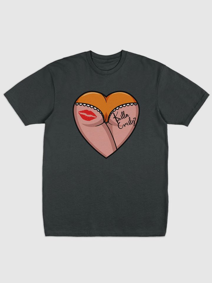 ORANGE HEART BUTT TEE product image (1)