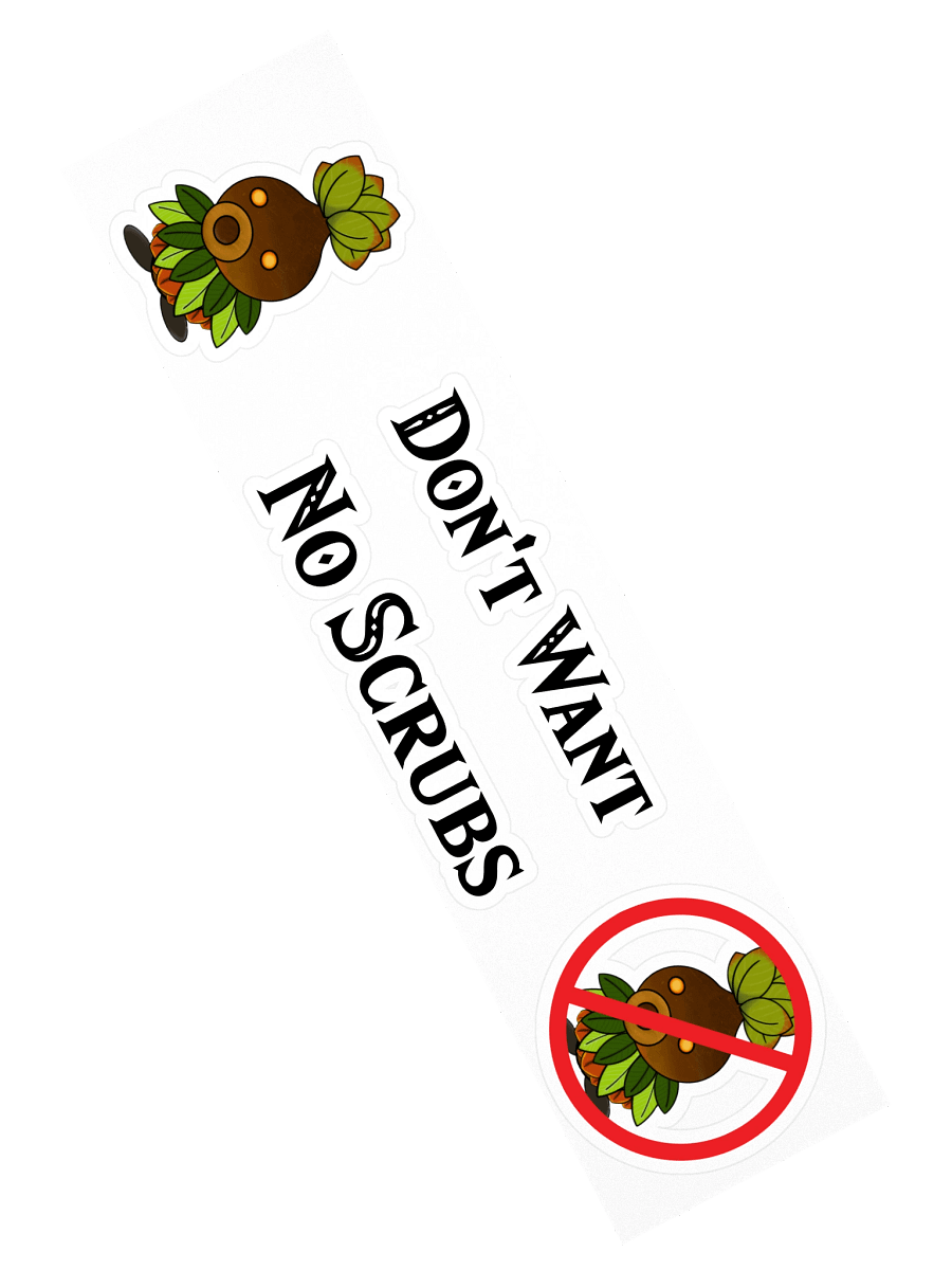 Don't Want No Deku Scrub Sticker Sheet product image (2)
