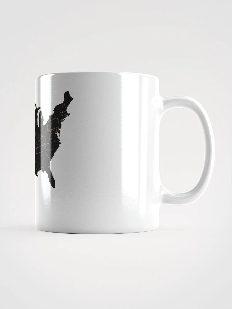 White Glossy Coffee mug-United States of America