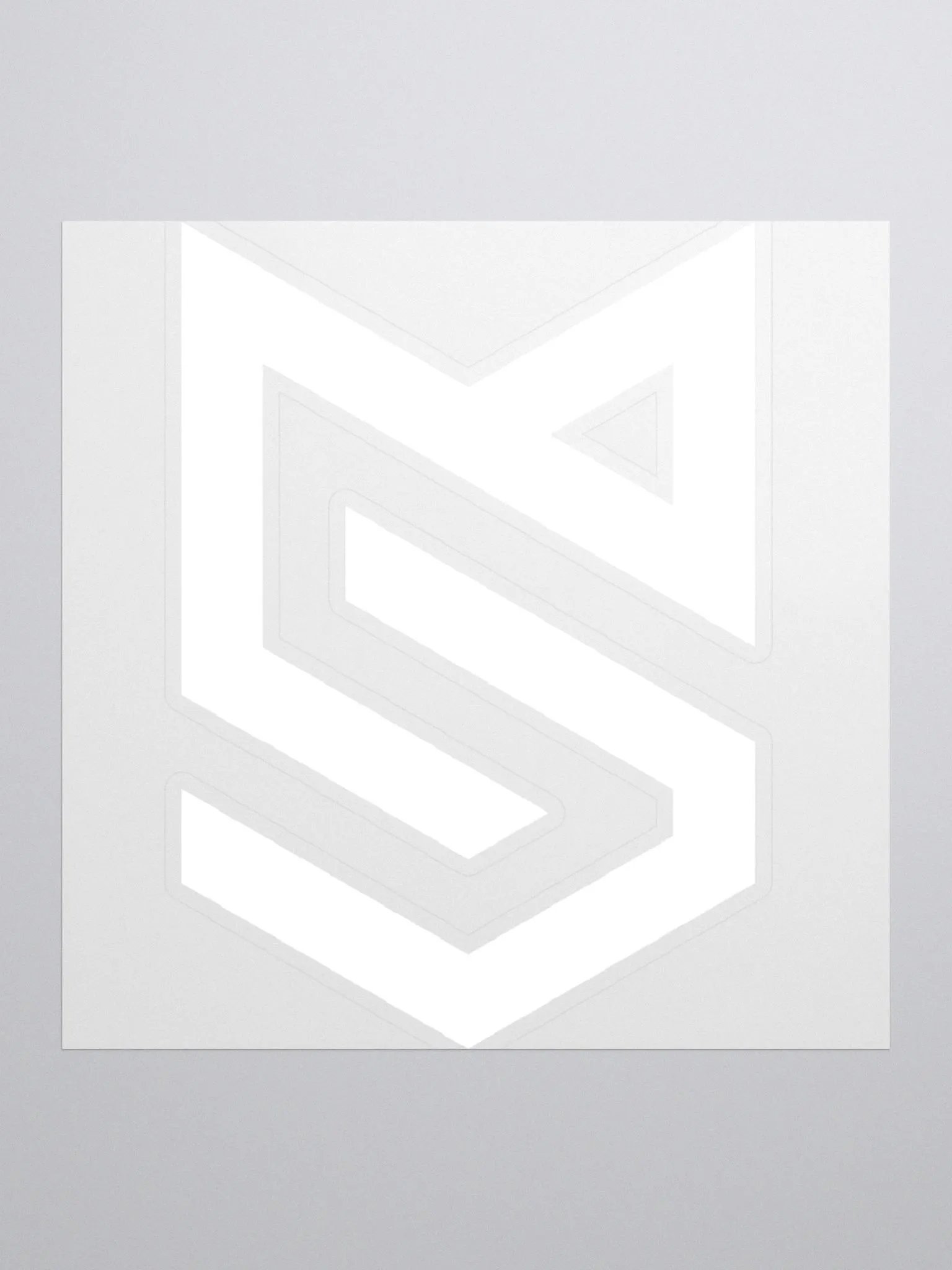 Brand Sticker (white) product image (1)