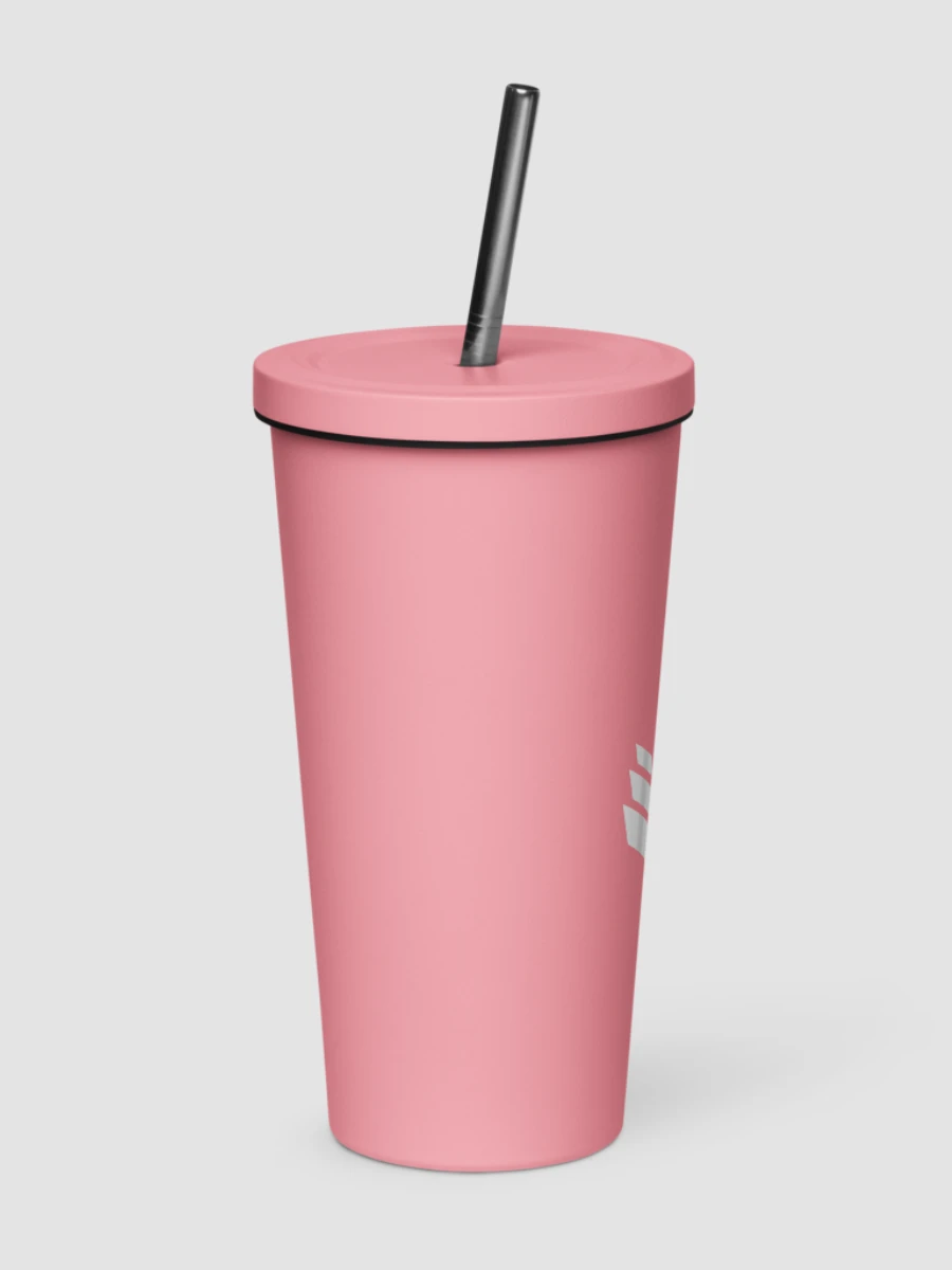 Insulated Tumbler with Straw - Pink product image (3)