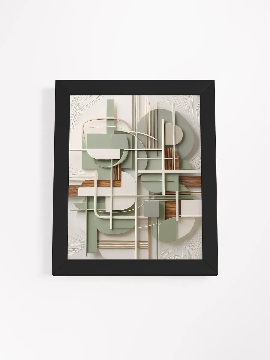 Modern Minimalist Art - Wall Art - Framed - v3 product image (6)