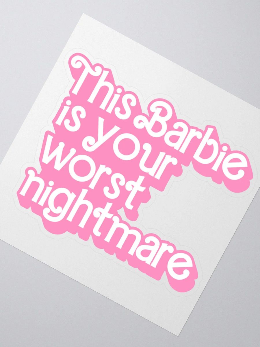 Nightmare Barbie Kiss Cut Stickers product image (3)