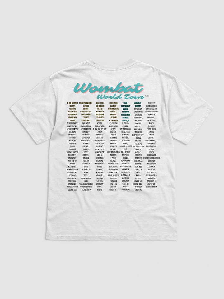 WOMBADDIES GLOBAL T SHIRT product image (2)