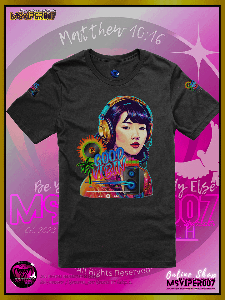 T-Shirt - MsViper007's "Good Vibin' [spectrum - V4]" Cozy Womens T-Shirt By Anna H. product image (1)