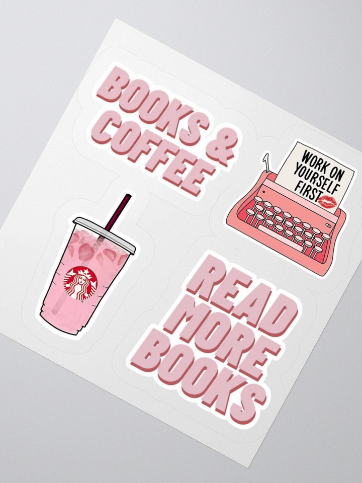 Self-Care & Books Sticker Pack product image (4)