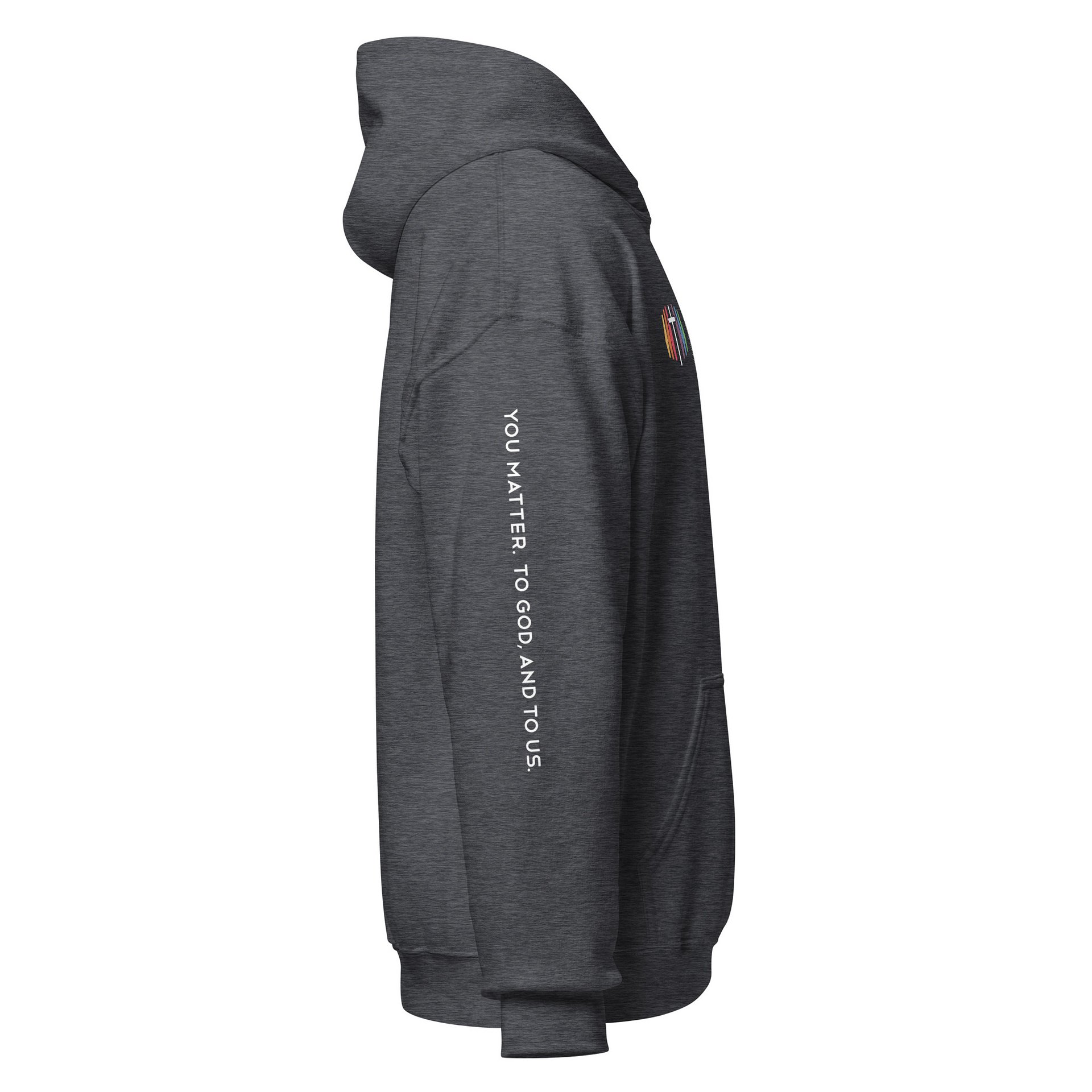 AUMC Logo and Mission Tag Unisex Hoodie product image (3)
