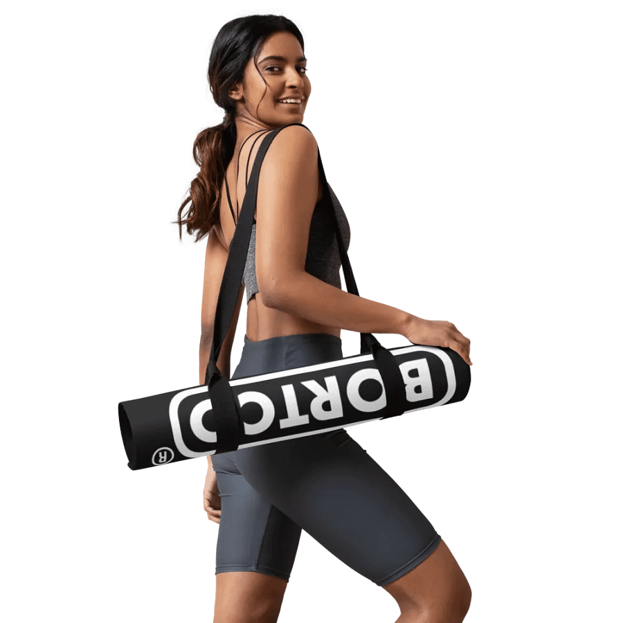Bortco Yoga Mat Black Repeat product image (9)