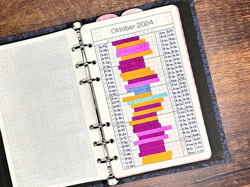 my sleep tracker - my favorite tracker - a minimalistic layout where I can add color coded sleep times 🥰
and my version of 20...