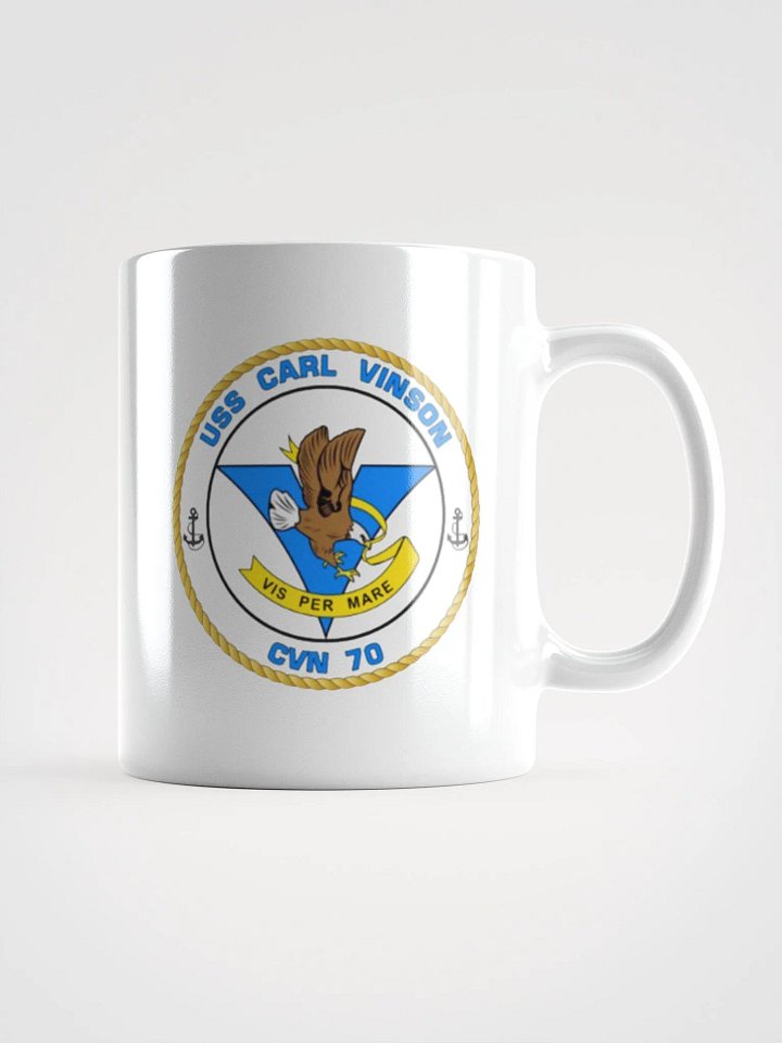 USS Carl Vinson CVN 70: White Coffee Cup product image (2)