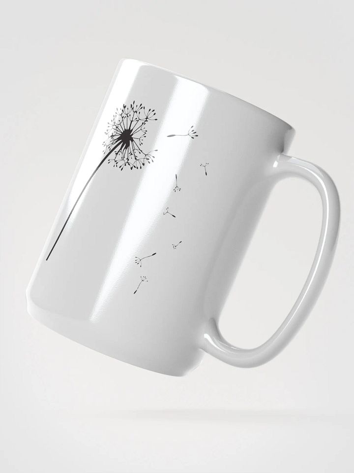 Dandelion Dream White Glossy Mug product image (2)