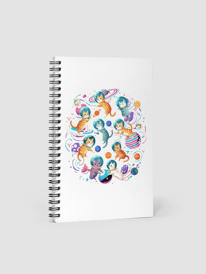 Cats In Space Cosmic Spiral Notebook product image (2)