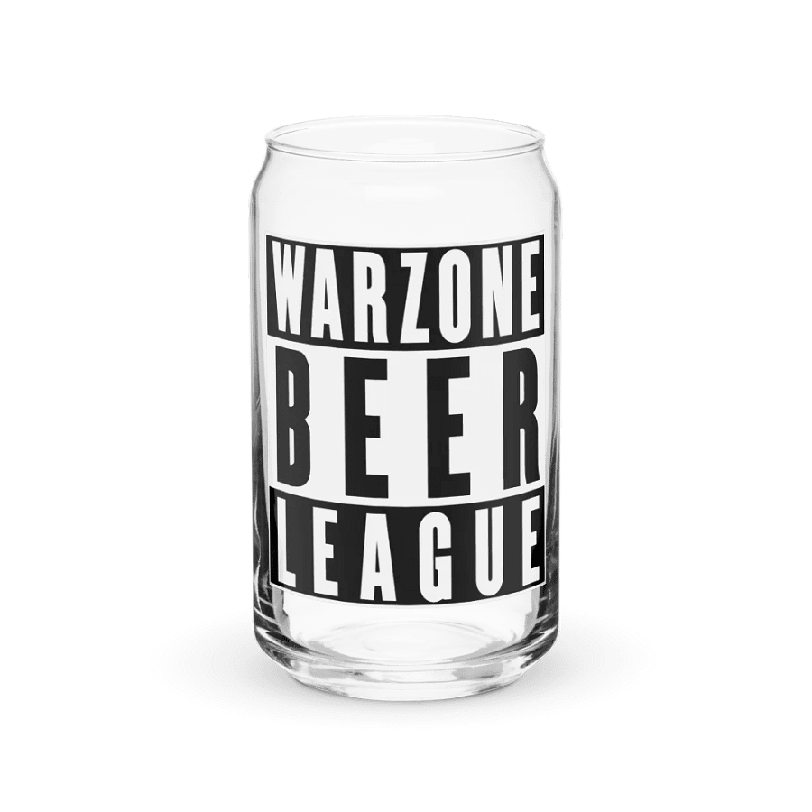 Warzone Beer League (Straight Outta) - Beer Can Glass product image (1)