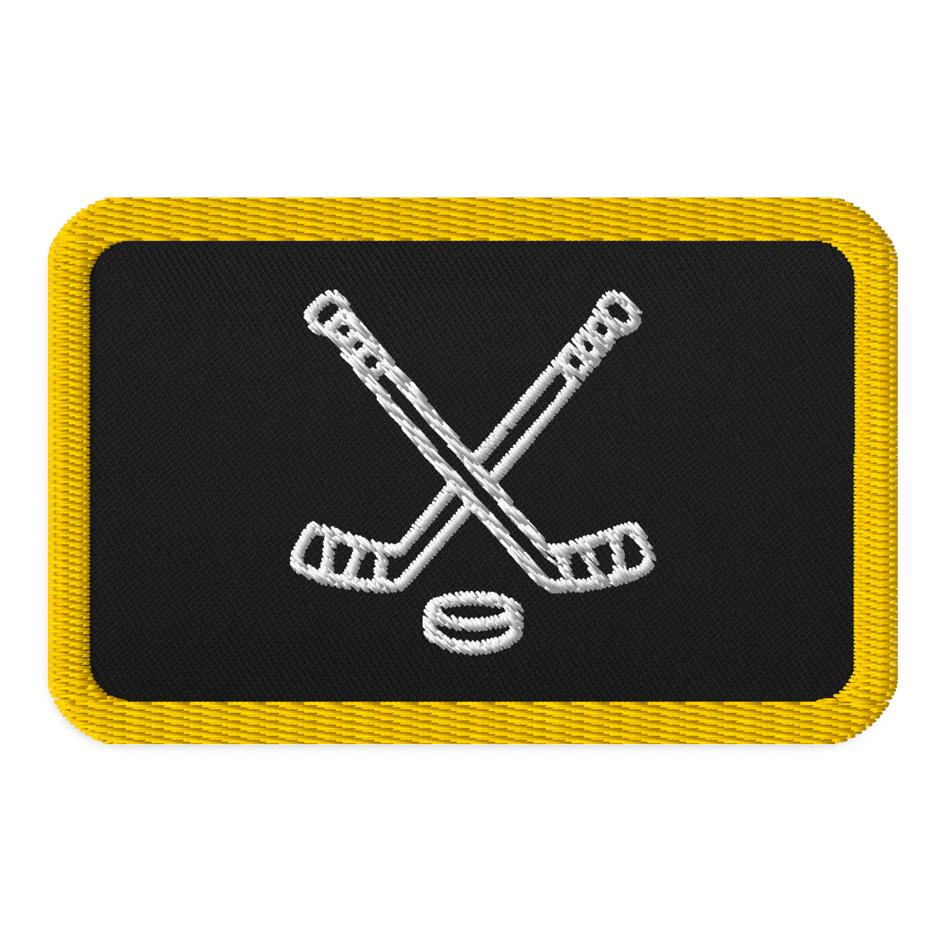 Crossed Sticks Hockey Patch product image (1)
