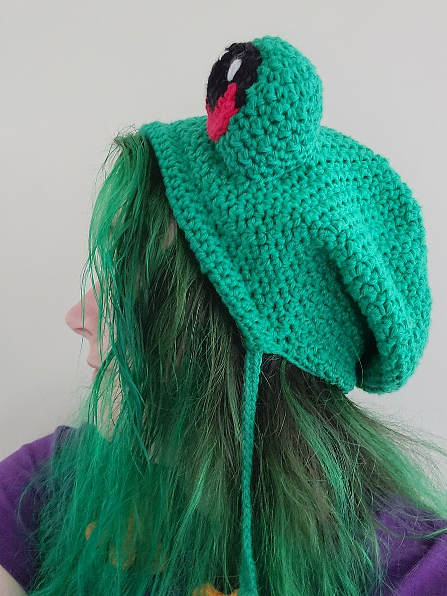 Pattern: Crochet Slouchy Frog Hat product image (4)