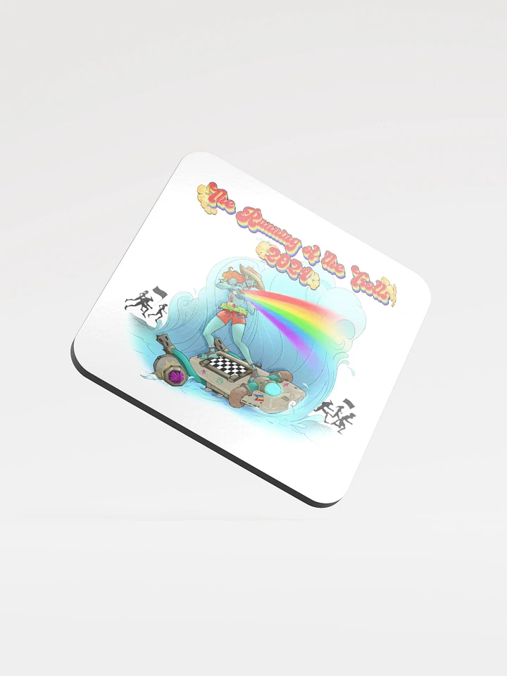 Running of the Trolls Glossy Coaster - by Mischi product image (1)