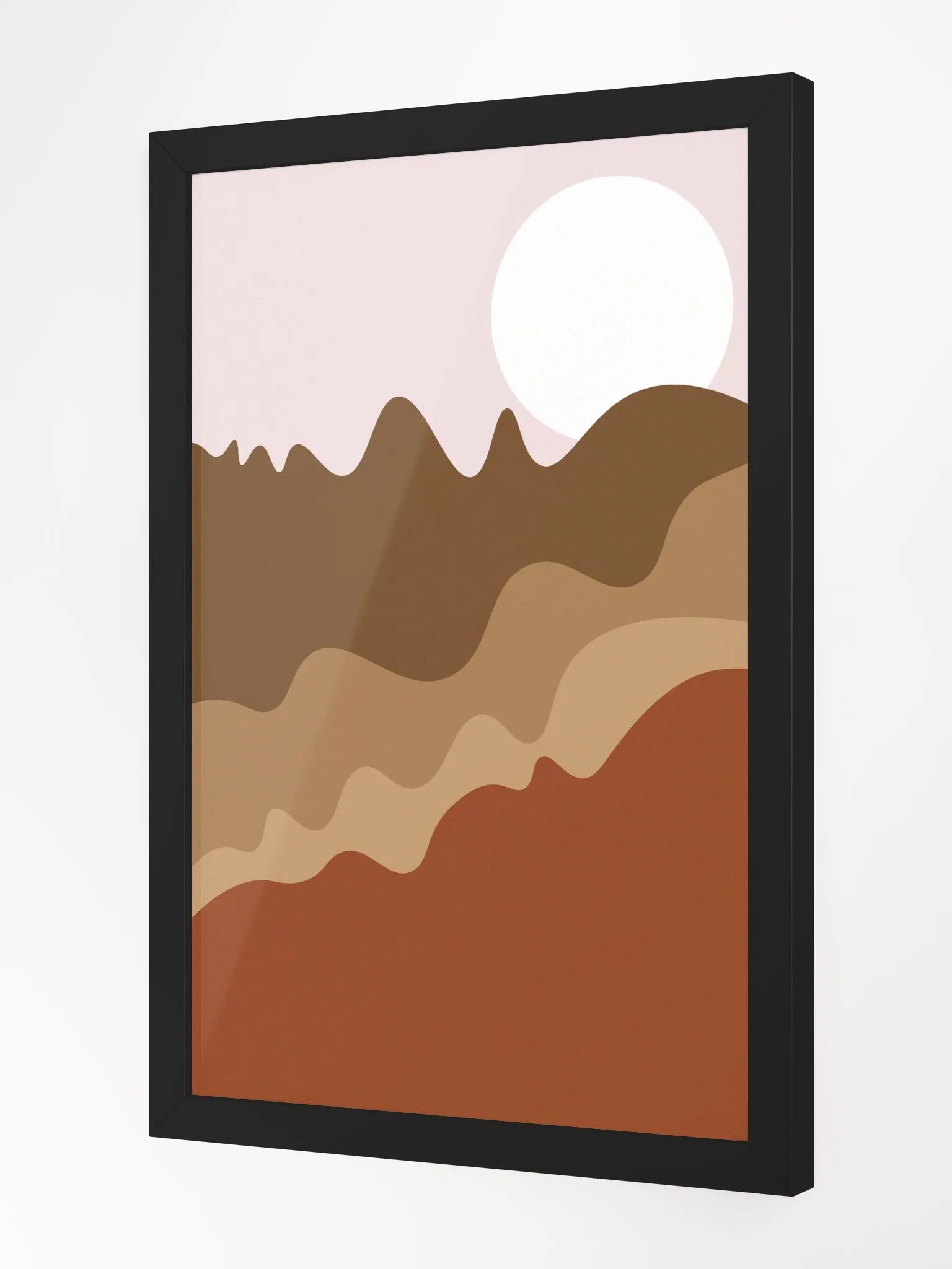 Sunset Waves Framed Art Poster product image (12)