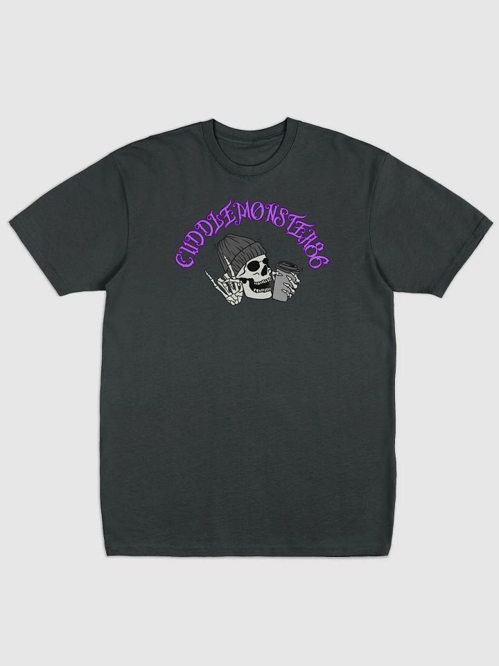 Skull Coffee Purple Tee product image (6)