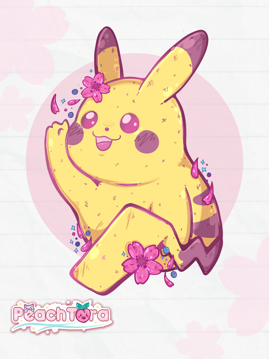Sakura Pikachu 🌸🌸 (Pixie Dust) product image (1)