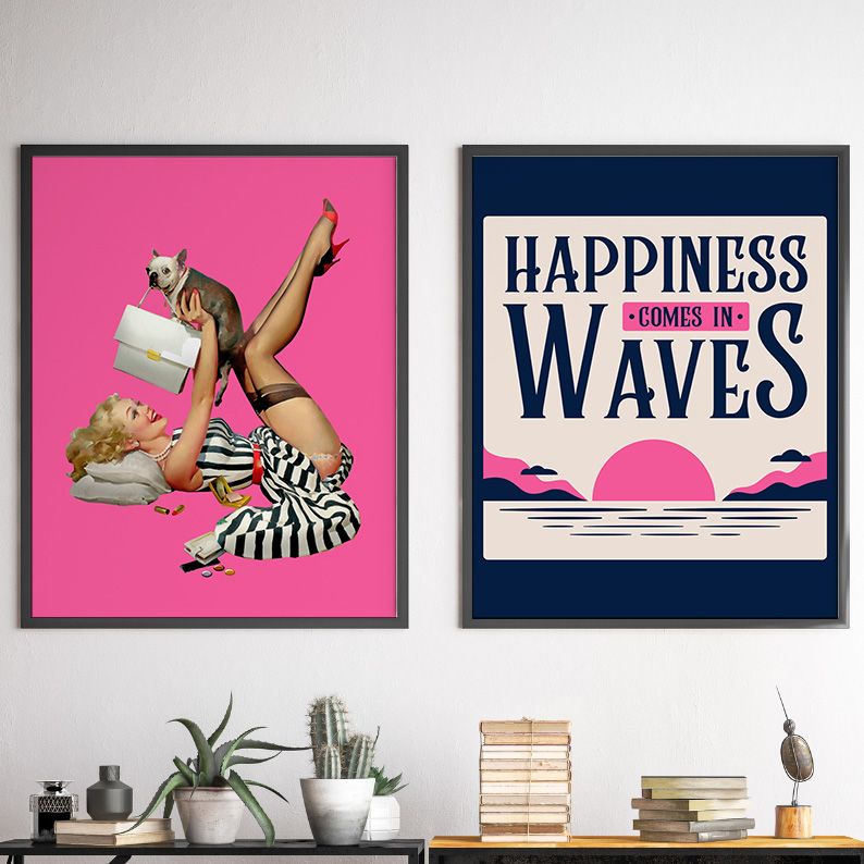 Pin-Up Girl Retro Gallery Wall Set of 8 DIGITAL Prints product image (5)