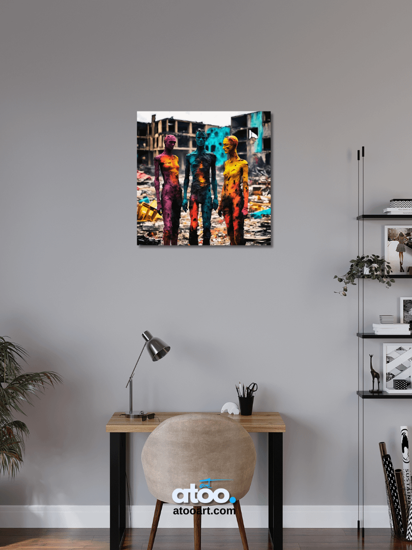 Elegy to Humanity - 13 | Canvas Art Painting product image (5)