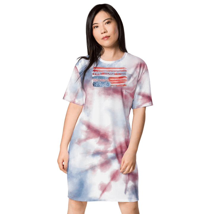 Resistors, We Told Y'all , Tie-dye Tee Dress product image (1)