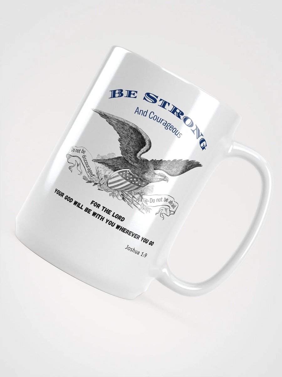 "Be Strong & Courageous" - Joshua 1:9 Bible Verse Mug product image (3)
