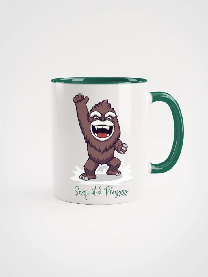 Sasquatch Playzzz Dark Green Mug! product image (1)
