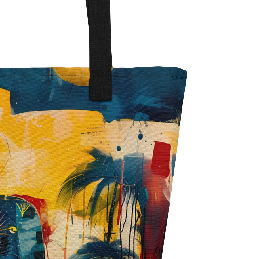 Tote Bag: Elephant Africa Abstract Art Elephant Family Abstraction Design product image (5)