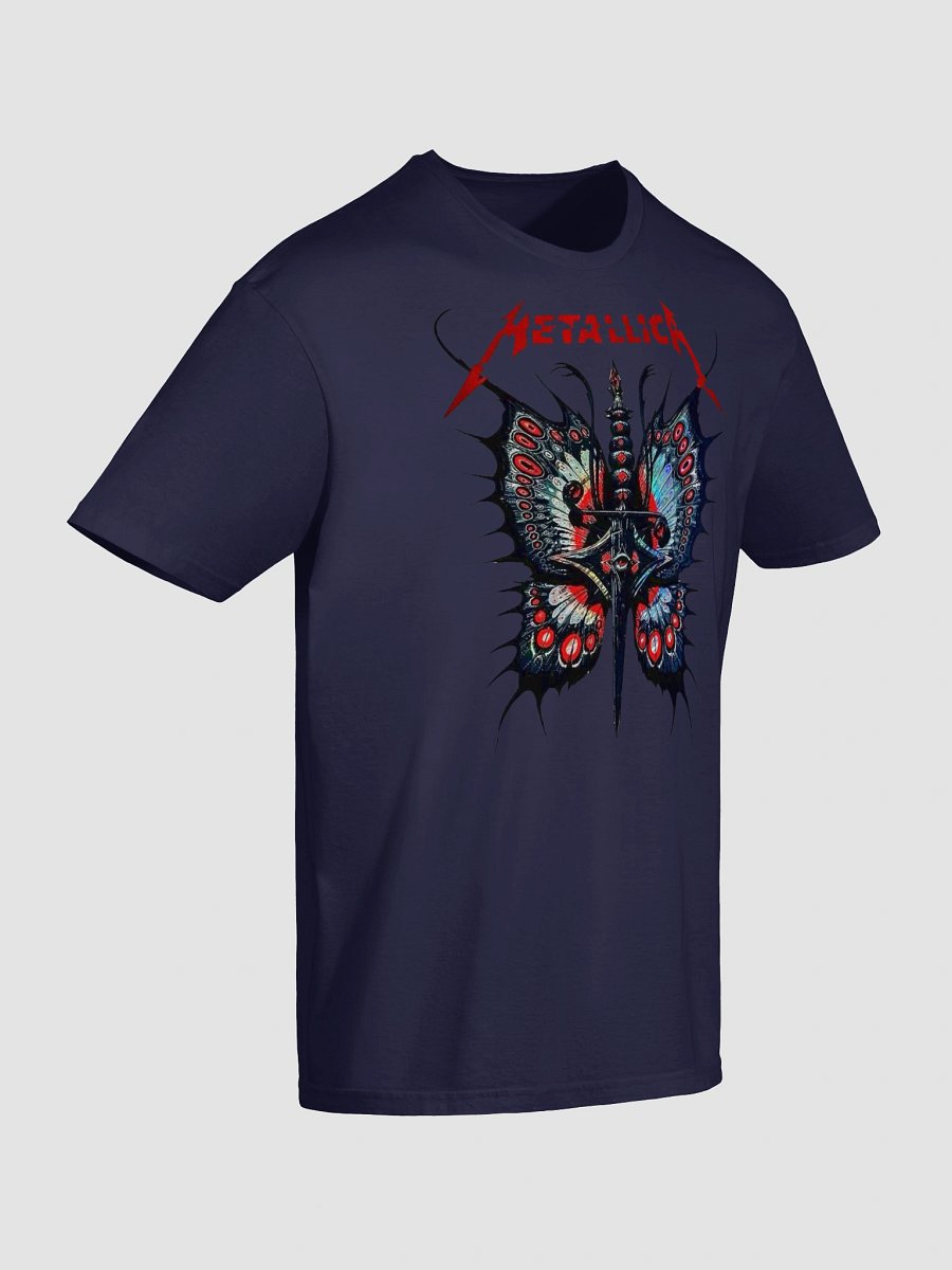 Metallica T-Shirt - Moth Into Flame Gothic Butterfly Dagger product image (7)