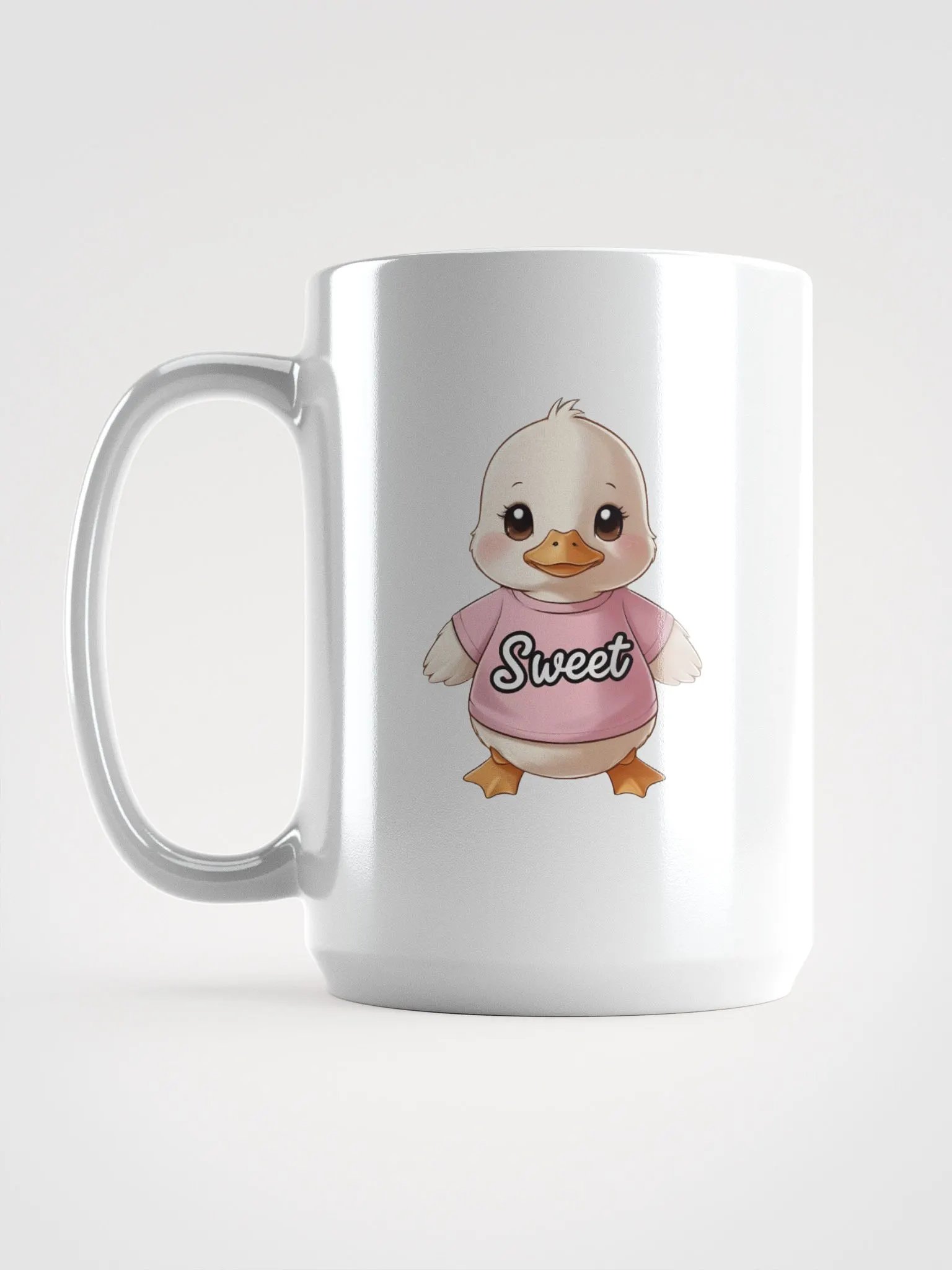 Sweet Duckling White Glossy Mug product image (6)