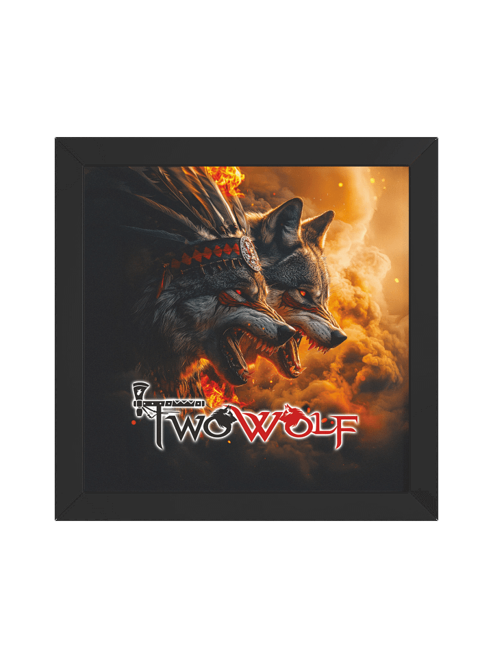 Framed Two Wolf Album Art product image (2)