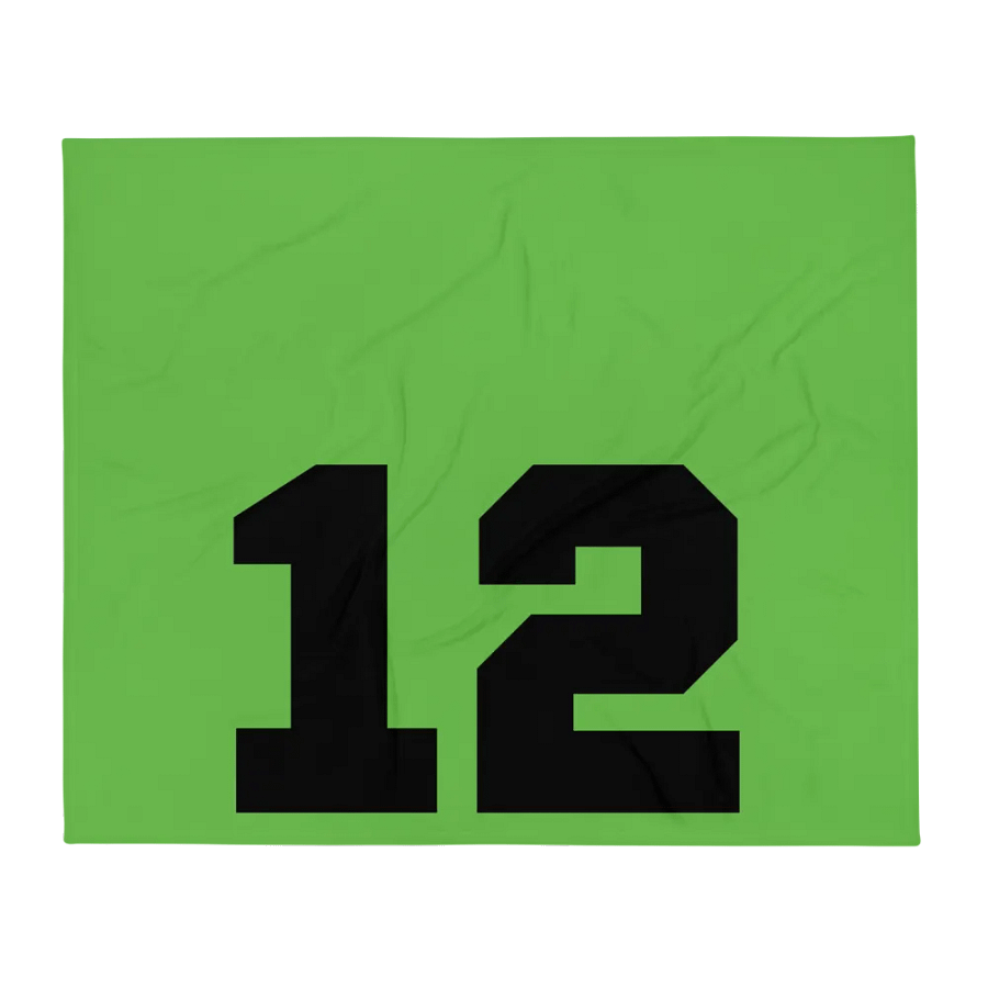 12 agents fav number blanket product image (2)