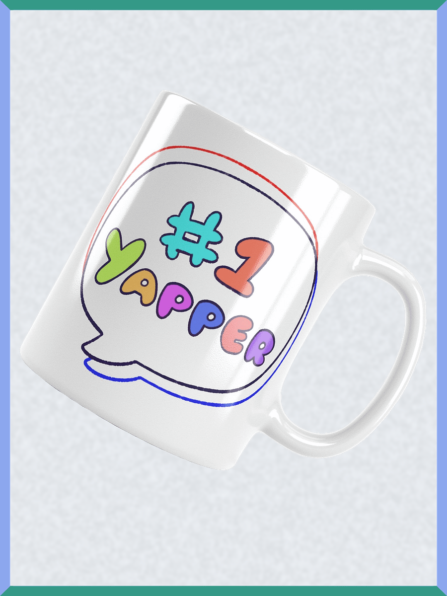 #1 Yapper - White Glossy Mug product image (1)