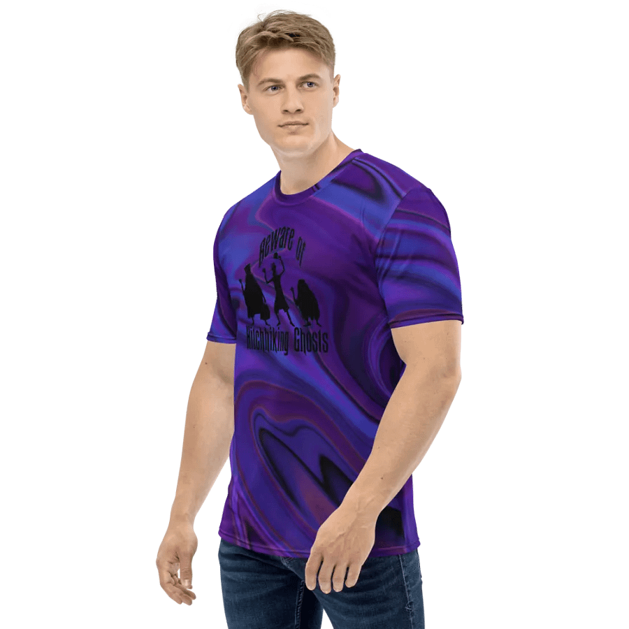 Ghosts On Liquid Blue All-Over Tee product image (3)