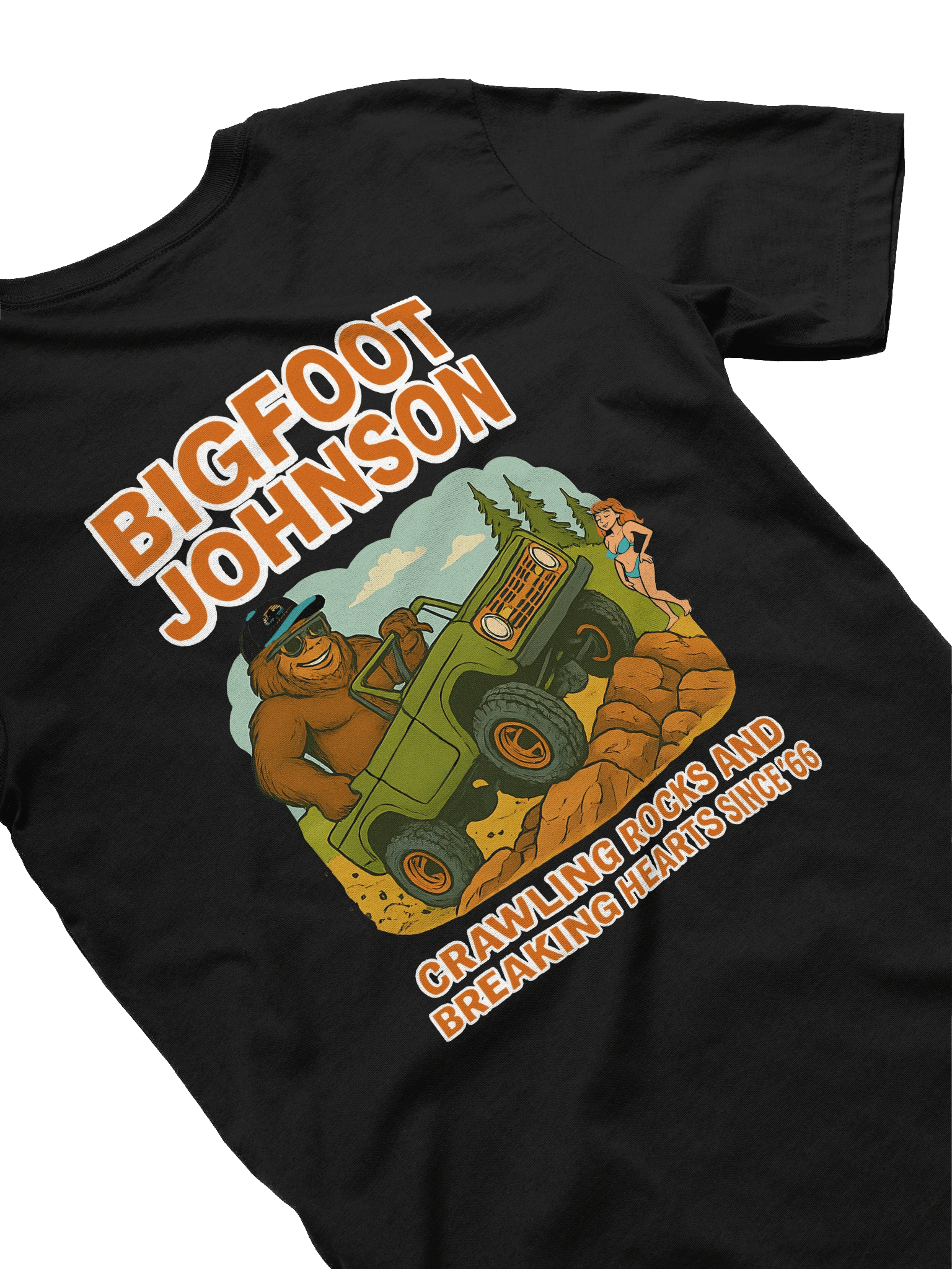 Bigfoot Johnson Breaking Hearts Tee (Black) product image (4)