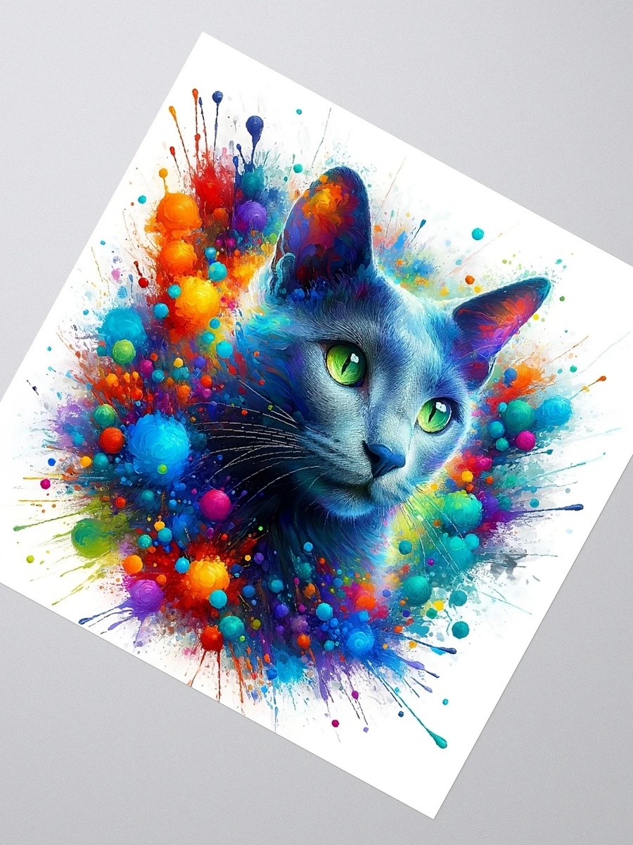 Kiss Cut Stickers: Russian Blue 3 product image (2)